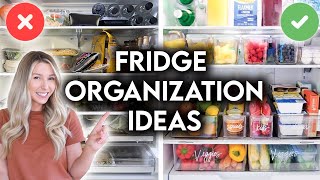 PINTEREST FRIDGE ORGANIZATION IDEAS  ORGANIZE WITH ME [upl. by Schlessinger]