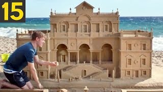 Top 15 Most Unbelievable Sandcastles [upl. by Ativel292]