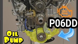 How to replace a OIL Pump on your car P06DD P0522 P06DE P06DA Dodge 36 Pentastar ticking noise [upl. by Lilli234]