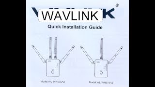 USER MANUAL WAVLINK AC1200 WLWN575A3 WLWN575A2 [upl. by Bell450]