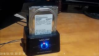 WAVLINK DUAL BAY DOCKING STATION HOW TO CLONE A SSD TO HDD [upl. by Ellesig]