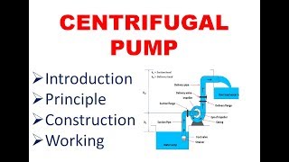 Centrifugal Pump  Construction  Principle  Working [upl. by Erdied]