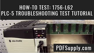 HowTo Troubleshoot 1756L62 ControlLogix Processor Allen Bradley Training Video [upl. by Idna427]