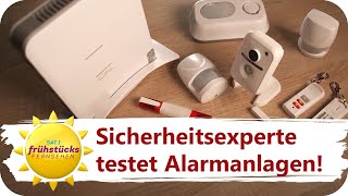 Smarte Alarmanlagen das PreisLeistungsVerhältnis im Test  SAT1 Frühstücksfernsehen [upl. by Quintus507]