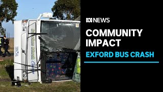 Eynesbury community reeling from school bus crash  ABC News [upl. by Astrea]