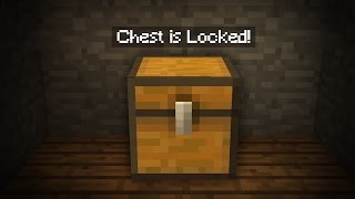 Easy How to Lock your Chests in Minecraft [upl. by Akinek]