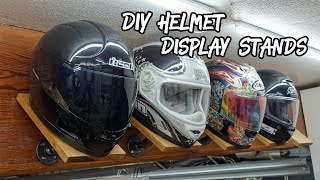 DIY Motorcycle Helmet Display Stand [upl. by Oribella633]