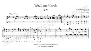 Mendelssohn  Wedding March Op 61 [upl. by Nive709]