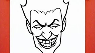 HOW TO DRAW THE JOKER [upl. by Ahsienel]