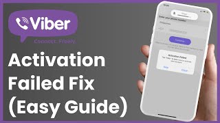 How To Fix Viber Activation Failed [upl. by Tod]