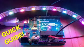 Addressable LED Strip  Arduino Tutorial [upl. by Arihaz]