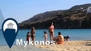 Mykonos  Kalo Livadi beach [upl. by Kirred]