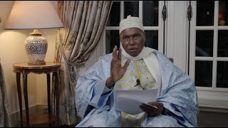 Déclaration du président Abdoulaye Wade version wolof [upl. by Nwahsyd]