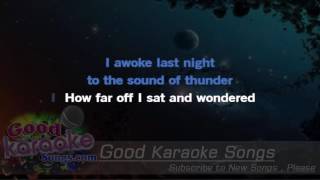 Night Moves  Bob Seger Lyrics Karaoke  goodkaraokesongscom [upl. by Ajtak814]