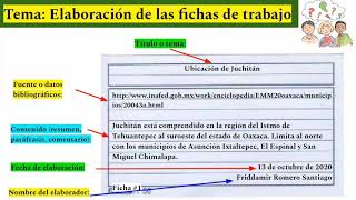 Fichas de trabajo [upl. by Ennaxxor]