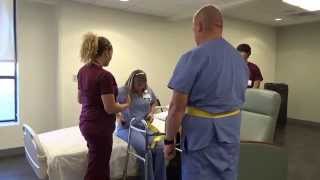 Physical Therapy Transfer Training  How To Transfer From Wheelchair To Bed [upl. by Tarkany]