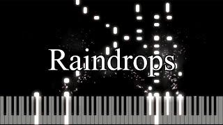 Raindrops Piano Tutorial [upl. by Ashatan]