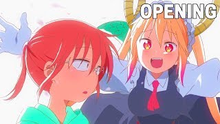 Miss Kobayashis Dragon Maid  Opening HD [upl. by Marlena731]