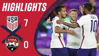 USMNT vs Trinidad amp Tobago Highlights  Jan 31 2021 [upl. by Aihtyc]