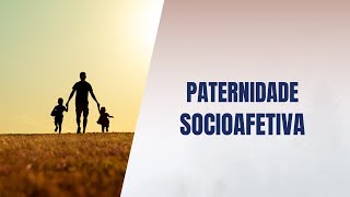 Paternidade socioafetiva [upl. by Ralston]