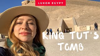 VALLEY OF THE KINGS  INSIDE KING TUTS TOMB travelvlog [upl. by Black]