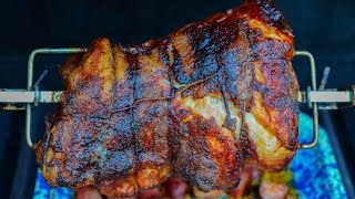 How To Rotisserie a Pork Shoulder [upl. by Elmo247]