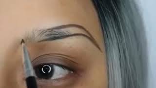 COMMENT TRACER SES SOURCILS😱 avec du gel à sourcils [upl. by Brunell]