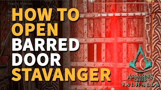 How to open Barred Door Assassins Creed Valhalla Stavanger [upl. by Tammie]