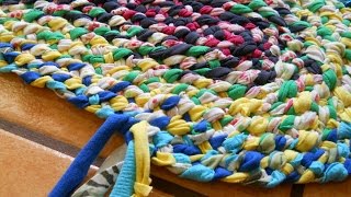 Lost Art of Braidin Rag Rugs Part 3 [upl. by Nebur511]