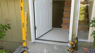 Jeld Wen Front Door Installation  Really crappy products and craftsmanship PART 1 [upl. by Graaf]