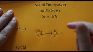 Writing Alpha Decay Nuclear Equations [upl. by Sluiter]