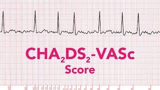 The CHADSVASC Score Atrial Fibrillation  Medical Tutorial [upl. by Myo]