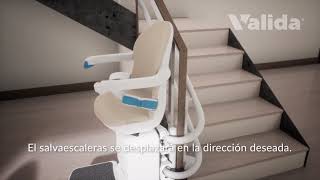 SOCIUS silla salvaescaleras para tramos curvos en Valida [upl. by Betty770]