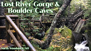 Lost River Gorge and Boulder Caves  White Mountains New Hampshire [upl. by Annayrb]