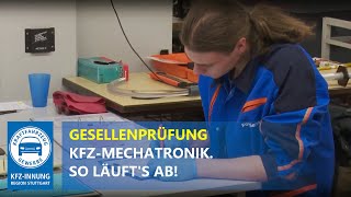 Gesellenprüfung KfzMechatronik So läufts ab  InnungTV [upl. by Amlev]