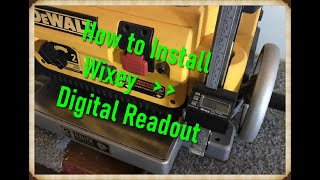 Install amp Demo of Wixey Digital Planer Readout [upl. by Yhtimit]