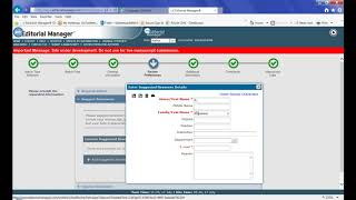 Authors Manuscript Submission Editorial Manager [upl. by Ecnerrot51]
