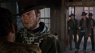 For a Few Dollars More  Clint Eastwoods Entrance 1965 HD [upl. by Aivatnahs15]