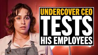 Undercover CEO Tests His Employees By Acting Rude [upl. by Gerik]