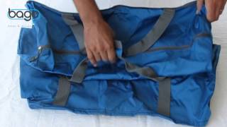 How To Fold amp Unfold Duffle Bag [upl. by Atinnor206]