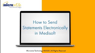 How to Send Statements Electronically in Medisoft  Medisoft Training [upl. by Vorfeld]