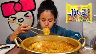 MY FAVORITE MILD RAMEN NOODLES l MUKBANG [upl. by Byran136]