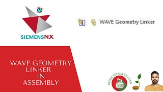 Wave Geometry Linker in Siemens NX10  how to use Wave Geometry Linker in NX [upl. by Agretha]