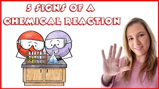 5 signs of a chemical reaction [upl. by Iclek]