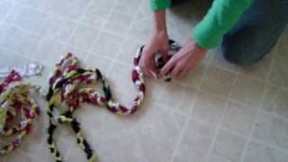 Braided Rag Rug Instructions [upl. by Harwilll603]