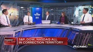 Dow drops 1100 points continues fastest 10 drop in history [upl. by Atsirt102]