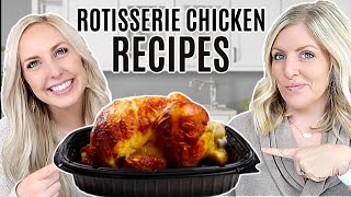 3 EXTREMELY EASY AND AFFORDABLE Rotisserie Chicken Recipes [upl. by Mowbray]