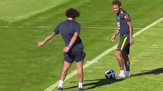 Funny Moments in Training 2 ● Marcelo Mbappe Neymar Ronaldo [upl. by Colley]