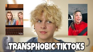 TRANS GUY REACTS TO TRANSPHOBIC TIKTOKS  NOAHFINNCE [upl. by Issim372]