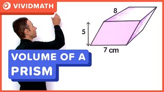 Volume of a Prism  VividMathcom [upl. by Coyle681]